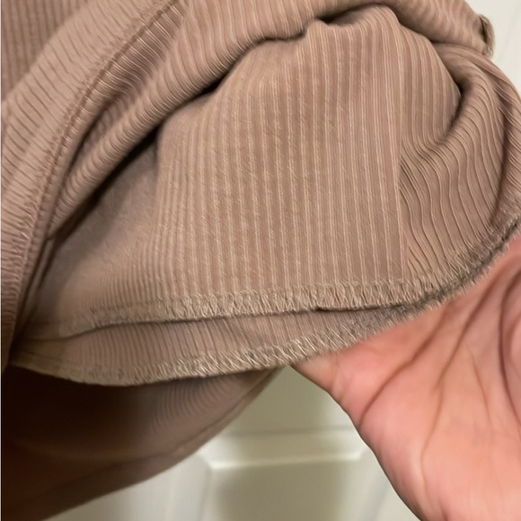 See you Monday tan blush nude bodycon dress- lined! - Picture 6 of 6